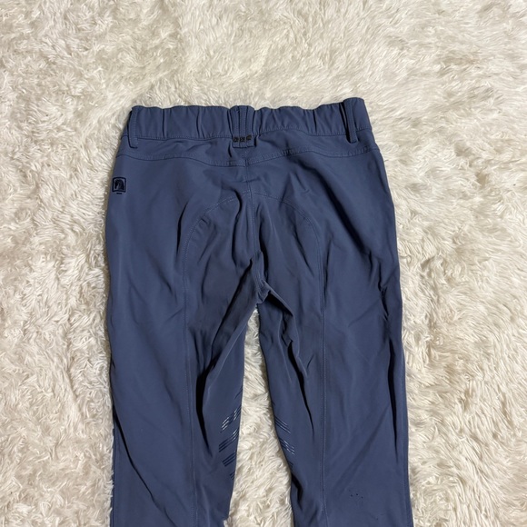 Women’s Size 30R Blue Romfh Knee Patch Horseback Riding Breeches - Picture 4 of 8